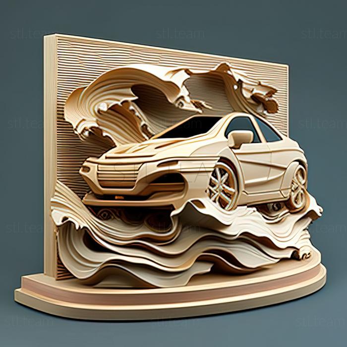 3D модель Хонда Волна (STL)